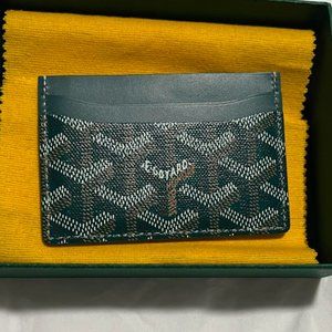 Goyard Saint Sulpice Card Holder Green